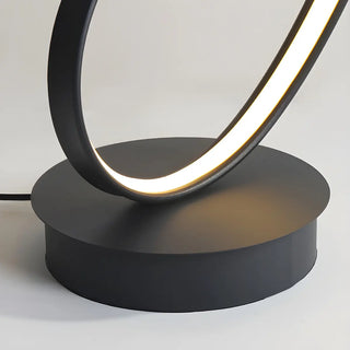 Modern Spiral LED Metal Floor Lamp for Living Room, Black Zawala Image - 16