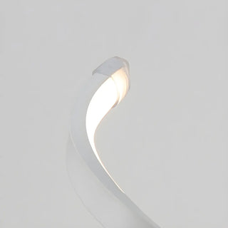 Elegant Simple Spiral Strip Metal Bedroom Table Lamp Zawala Image - 13
