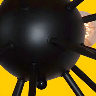 ZOWALA - Modern Black Sputnik Suspension Bulb Chandelier Image - 17
