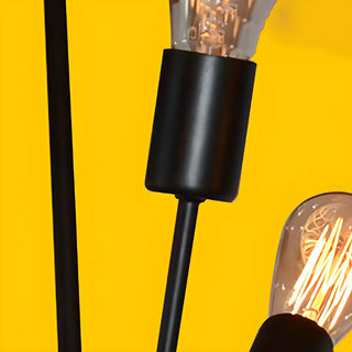 ZOWALA - Modern Black Sputnik Suspension Bulb Chandelier Image - 19