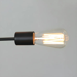 ZOWALA - Modern Black Sputnik Suspension Bulb Chandelier Image - 20