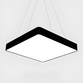 ZOWALA - Modern Black Square LED Pendant Light Adjustable Height Image - 6