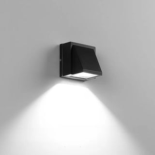 Modern Black Square Outdoor Up Down Wall Light Zawala Image - 13