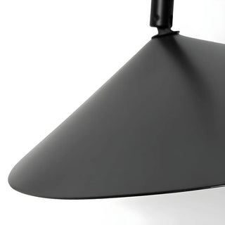Bedroom Black Unique Cone Geometric Metal Table Lamp Zawala Image - 10
