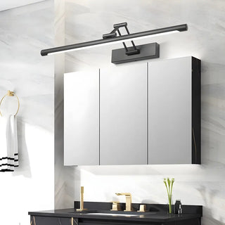 Black Adjustable Modern Linear Bathroom Vanity Light Zawala Image - 1