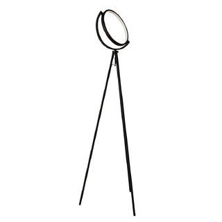 Adjustable Black Tripod Circular Metal LED Floor Lamp Zawala Image - 10