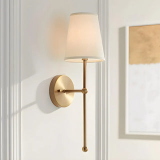 Metal Modern Black Cone Bathroom LED Wall Sconce Zawala Image - 2
