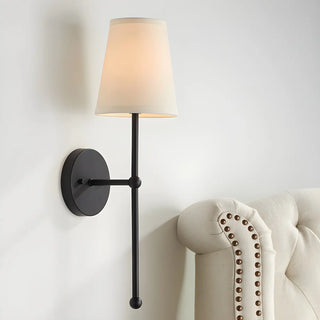Metal Modern Black Cone Bathroom LED Wall Sconce Zawala Image - 3