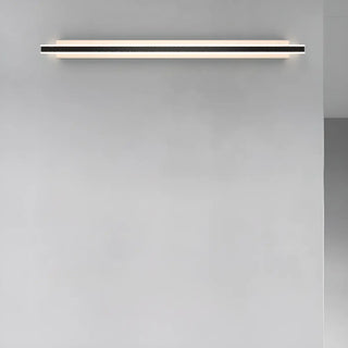 Modern Black Rectangular LED Vanity Light Fixture Zawala Image - 3
