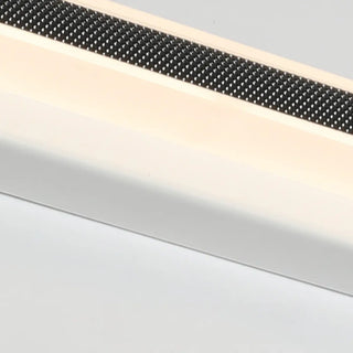 Modern Black Rectangular LED Vanity Light Fixture Zawala Image - 8