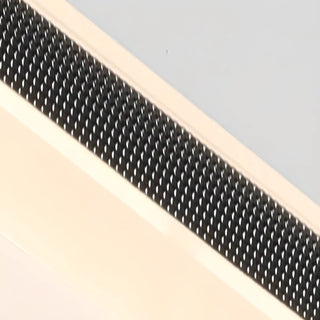 Modern Black Rectangular LED Vanity Light Fixture Zawala Image - 9