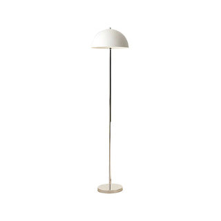 Modern Simple Blue Bowl Chrome Metal Floor Lamp Zawala Image - 10