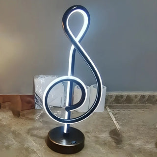 Creative Simple Musical Note LED Decorative Table Lamp Zawala Image - 4