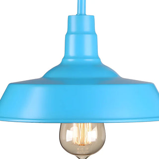 Coastal Barn Metal Bedroom Blue Reading Wall Sconce Zawala Image - 6