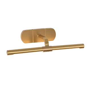 Modern Straight Linear Brass Wall-Mounted Vanity Light Zawala Image - 5