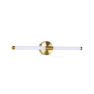 Modern Brass Bar LED Bathroom Mirror Vanity Light Zawala Image - 12
