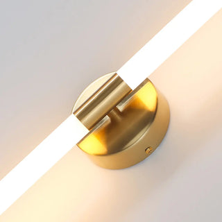 Modern Brass Bar LED Bathroom Mirror Vanity Light Zawala Image - 15