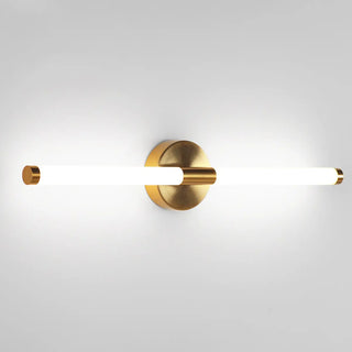 Modern Brass Bar LED Bathroom Mirror Vanity Light Zawala Image - 7