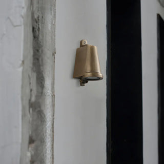 Waterproof Exterior Modern Brass Bell Metal Wall Sconce Zawala Image - 3