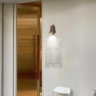 Waterproof Exterior Modern Brass Bell Metal Wall Sconce Zawala Image - 5
