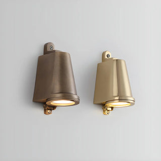 Waterproof Exterior Modern Brass Bell Metal Wall Sconce Zawala Image - 6