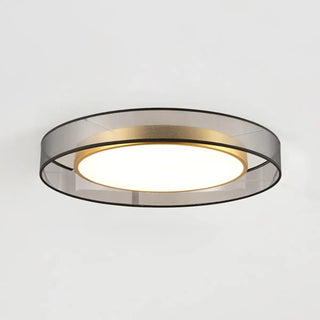 ZOWALA - Modern Bedroom Round Flush Mount Light Image - 8