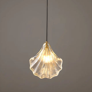 ZOWALA - Modern Shell Glass Pendant Light Flexible Length Image - 6