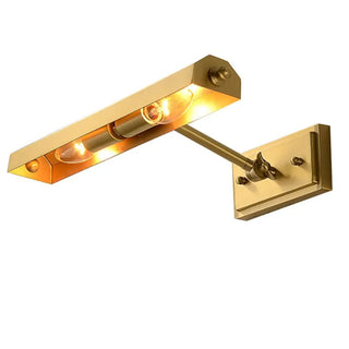 Modern Brass Half-Cylinder LED Metal Vanity Lighting Zawala Image - 7