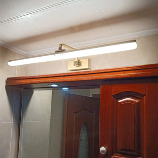 Modern Rectangle Brass Vanity Bathroom LED Light Zawala Image - 4