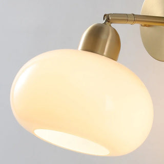 Classic Brass Pull Chain Dome LED Wall Sconce Zawala Image - 25