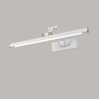 Elegant Brass LED Linear Adjustable Metal Vanity Light Zawala Image - 13