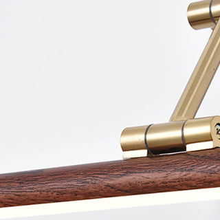 Elegant Brass LED Linear Adjustable Metal Vanity Light Zawala Image - 15