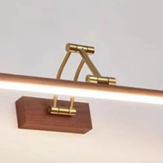 Elegant Brass LED Linear Adjustable Metal Vanity Light Zawala Image - 16