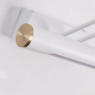 Elegant Brass LED Linear Adjustable Metal Vanity Light Zawala Image - 18