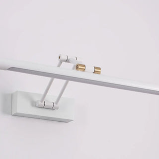 Elegant Brass LED Linear Adjustable Metal Vanity Light Zawala Image - 19
