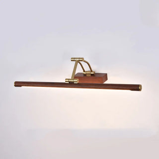 Elegant Brass LED Linear Adjustable Metal Vanity Light Zawala Image - 5