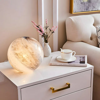 Kids Bedroom Nordic Planet Stained Glass Table Lamp Zawala Image - 1