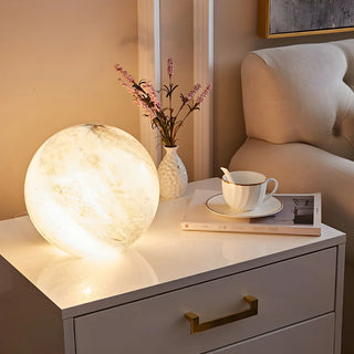 Kids Bedroom Nordic Planet Stained Glass Table Lamp Zawala Image - 2
