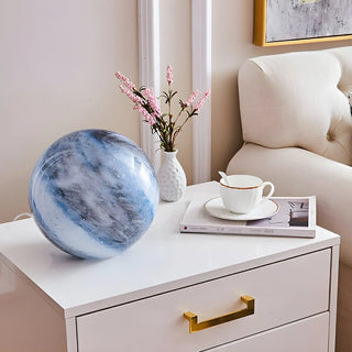 Kids Bedroom Nordic Planet Stained Glass Table Lamp Zawala Image - 3