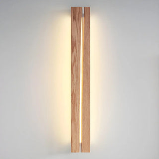 ZOWALA - Modern Wood Resin Wall Sconce Image - 14