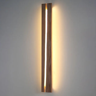 ZOWALA - Modern Wood Resin Wall Sconce Image - 4