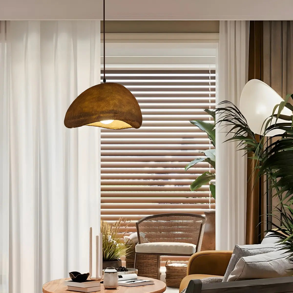 Modern Brown Pendant Light