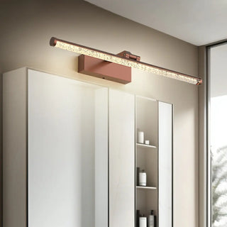 ZOWALA - Luxury Crystal Gold Linear Vanity Wall Light Image - 3