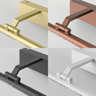 ZOWALA - Luxury Crystal Gold Linear Vanity Wall Light Image - 4