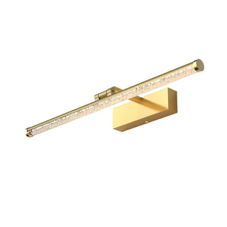 ZOWALA - Luxury Crystal Gold Linear Vanity Wall Light Image - 6
