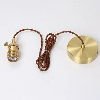 ZOWALA - Modern Wood Cone Rope Ceramic Pendant Lights Image - 6