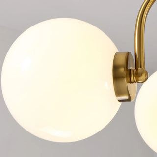 ZOWALA - Modern Chrome Globe Pendant Chandelier - 4 Bulbs Image - 19