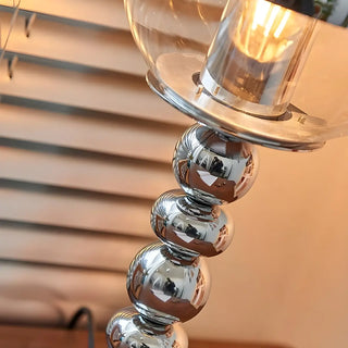 Modern Globe Chrome Pendant Light for Living Room Zawala Image - 9