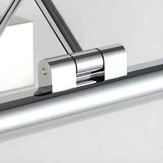 Chrome Modern Linear LED Swing Arm Vanity Lights Zawala Image - 10