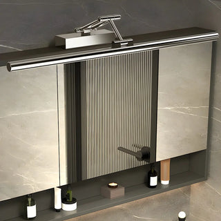 Chrome Modern Linear LED Swing Arm Vanity Lights Zawala Image - 3